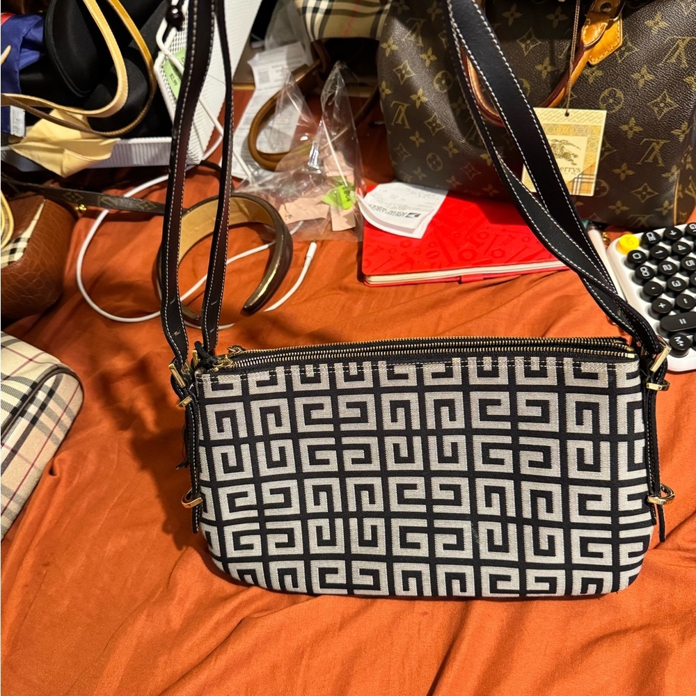 Givenchy Black and White Patterned Women's Bag